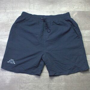 Vintage Mens Kappa Swim Trunks Shorts Navy Blue Logo Small